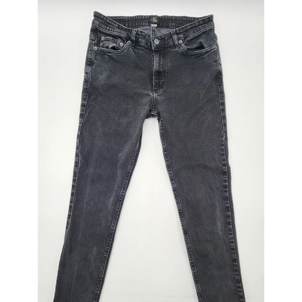 Calvin‎ Klein Vintage Black Jeans 28 X 32 1990s Style 41Z A742